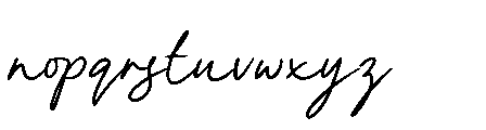 Enchanted Calithea Font LOWERCASE