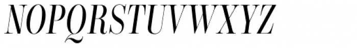 Encorpada Classic Comp Italic Font UPPERCASE