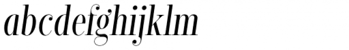 Encorpada Classic Comp Italic Font LOWERCASE