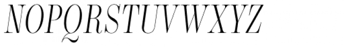 Encorpada Classic Comp Light Italic Font UPPERCASE