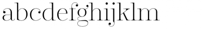 Encorpada Classic ExtraLight Font LOWERCASE