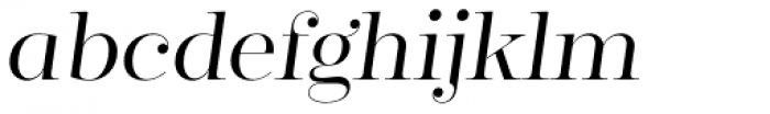 Encorpada Classic Light Italic Font LOWERCASE