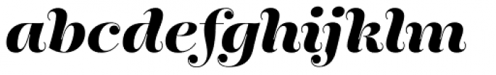 Encorpada Essential Bold Italic Font LOWERCASE
