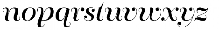 Encorpada Essential Italic Font LOWERCASE