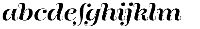 Encorpada Essential Semi Bold Italic Font LOWERCASE