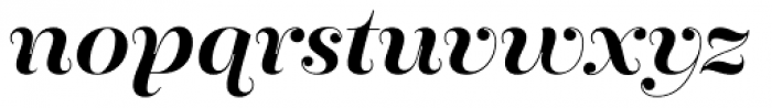 Encorpada Essential Semi Bold Italic Font LOWERCASE