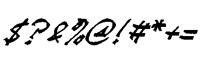 Endak Lounch Italic Font OTHER CHARS
