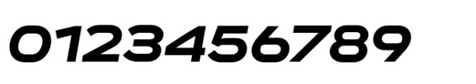 Endeavor Black Expanded Oblique Font OTHER CHARS