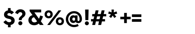 Endeavor Bold Font OTHER CHARS