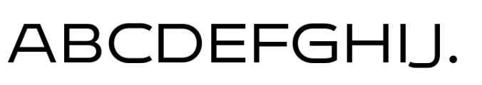 Endeavor Book Expanded Font UPPERCASE