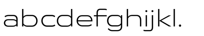 Endeavor Light Expanded FONT