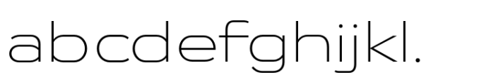 Endeavor Thin Expanded FONT