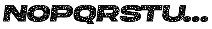 Endura Foamy Rough Italic Font UPPERCASE