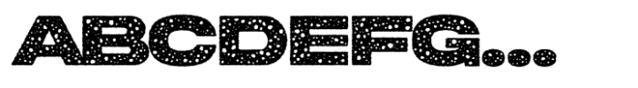 Endura Foamy Rough Font UPPERCASE