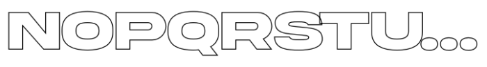 Endura Outline Font UPPERCASE