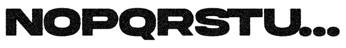 Endura Scatter Rough Font UPPERCASE