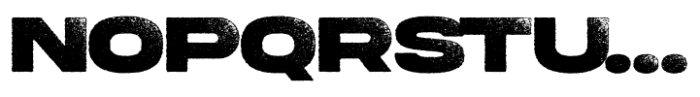 Endura Stressed Rough Font UPPERCASE