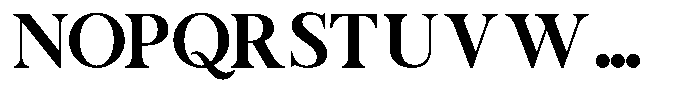 Enerecia Font UPPERCASE