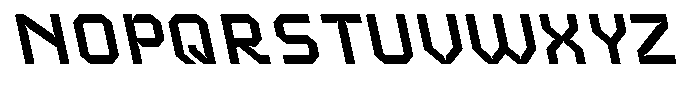 Energix Inktrap Backslant Font UPPERCASE