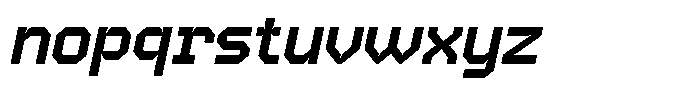 Energix Inktrap Italic Font LOWERCASE