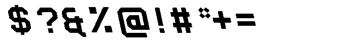 Energix Sans I Backslant Font OTHER CHARS