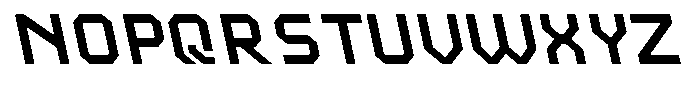 Energix Sans I Backslant Font UPPERCASE