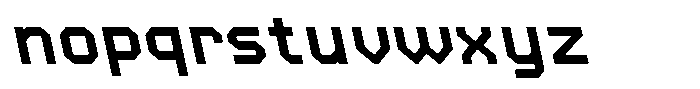 Energix Sans I Backslant Font LOWERCASE