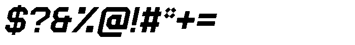 Energix Sans IItalic Font OTHER CHARS
