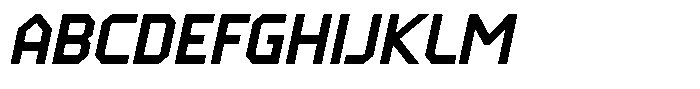 Energix Sans IItalic Font UPPERCASE