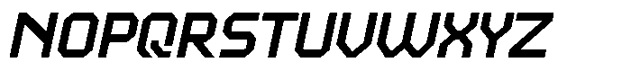 Energix Sans IItalic Font UPPERCASE
