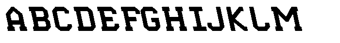 Energix Slab Backslant Font UPPERCASE