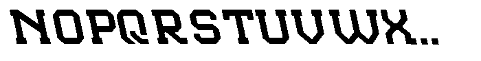Energix Slab Backslant Font UPPERCASE