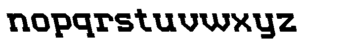 Energix Slab Backslant Font LOWERCASE