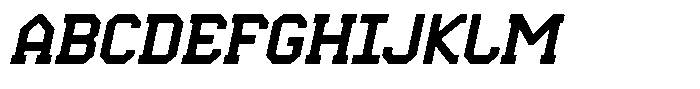 Energix Slab Italic Font UPPERCASE