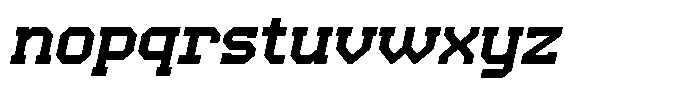 Energix Slab Italic Font LOWERCASE