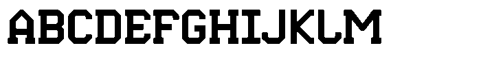 Energix Slab Font UPPERCASE