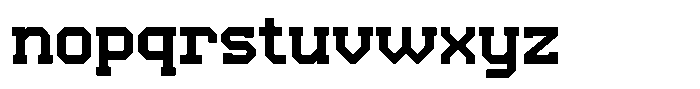 Energix Slab Font LOWERCASE