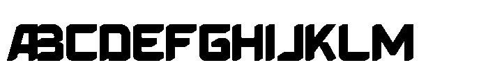 Energy Space Regular Font UPPERCASE