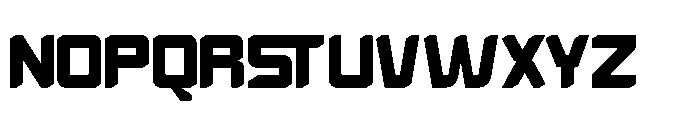 Energy Space Regular Font UPPERCASE