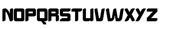 Energy Space Regular Font LOWERCASE