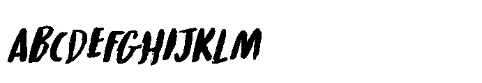 Enfant Terrible Deux Italic Font UPPERCASE