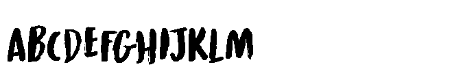 Enfant Terrible Deux Regular Font UPPERCASE