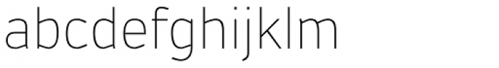 Engel New Sans Extra Light Font LOWERCASE