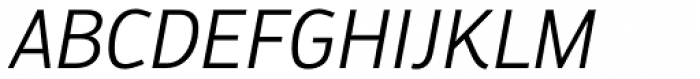Engel New Sans Italic Font UPPERCASE