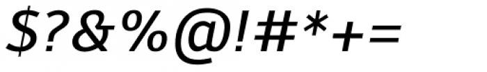 Engel New Sans Medium Italic Font OTHER CHARS