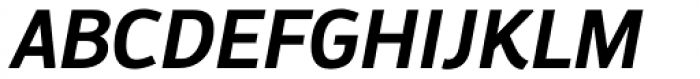 Engel New Sans Semi Bold Italic Font UPPERCASE