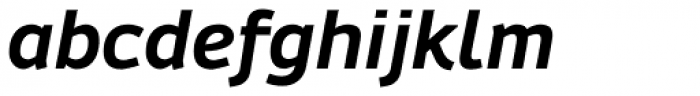 Engel New Sans Semi Bold Italic Font LOWERCASE