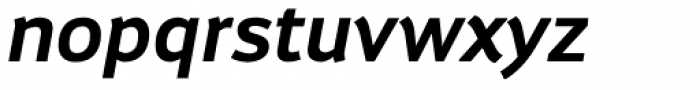 Engel New Sans Semi Bold Italic Font LOWERCASE