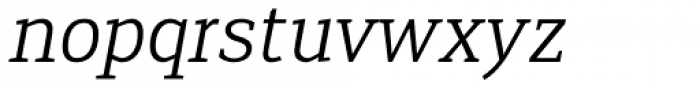 Engel New Serif Italic Font LOWERCASE