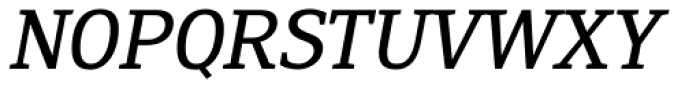 Engel New Serif Medium Italic Font UPPERCASE